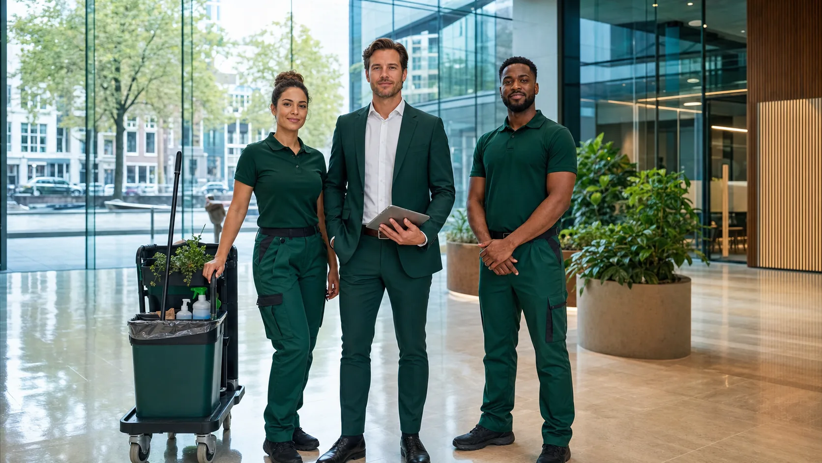 Het professionele team van Roots Clean Up