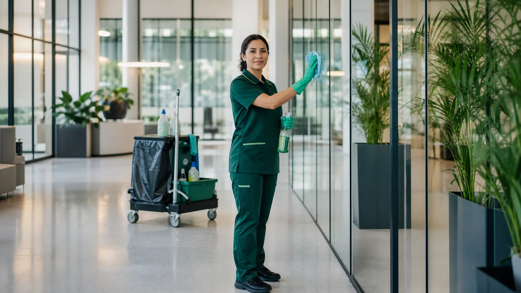 Professionele glasreiniging op locatie