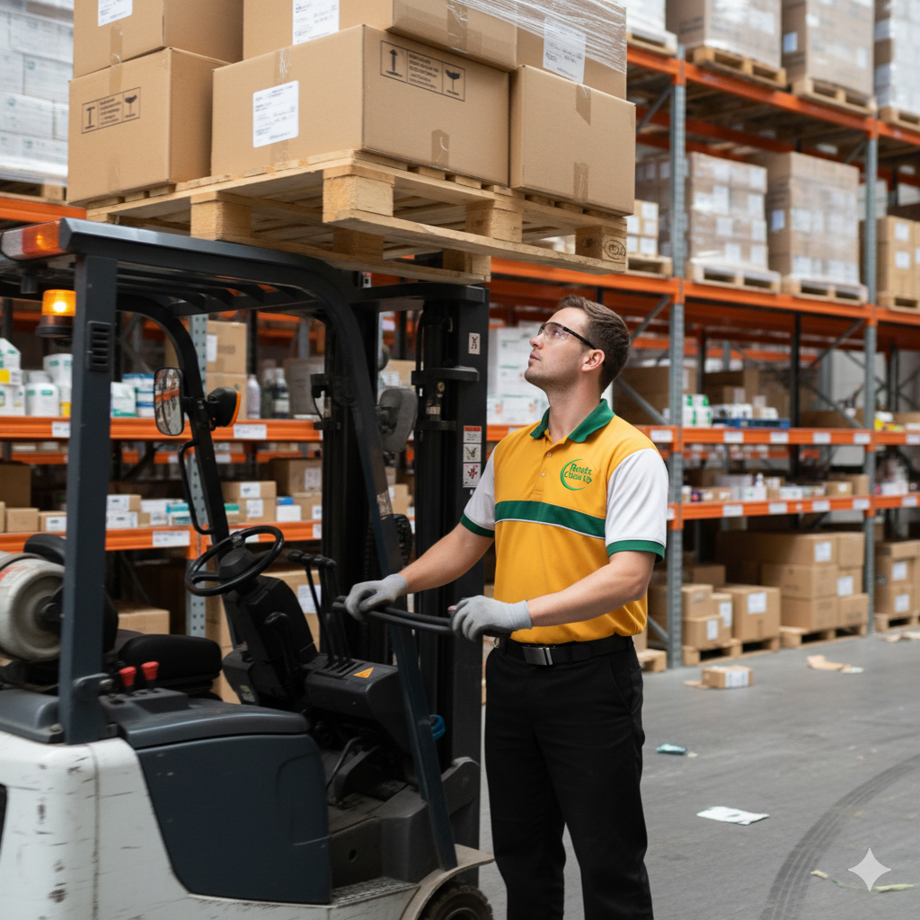 Heftruckchauffeur
